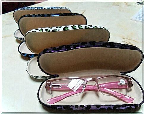 Glasses in case