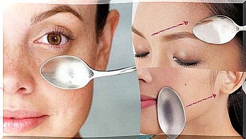 Discover an incredible facial massage performed with a spoon