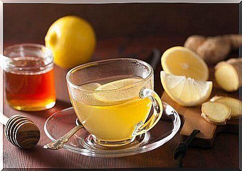 ginger and lemon tea