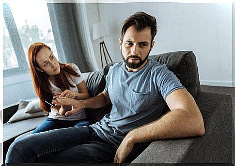 A couple on the couch.