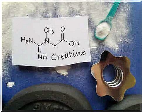 Creatine powder.