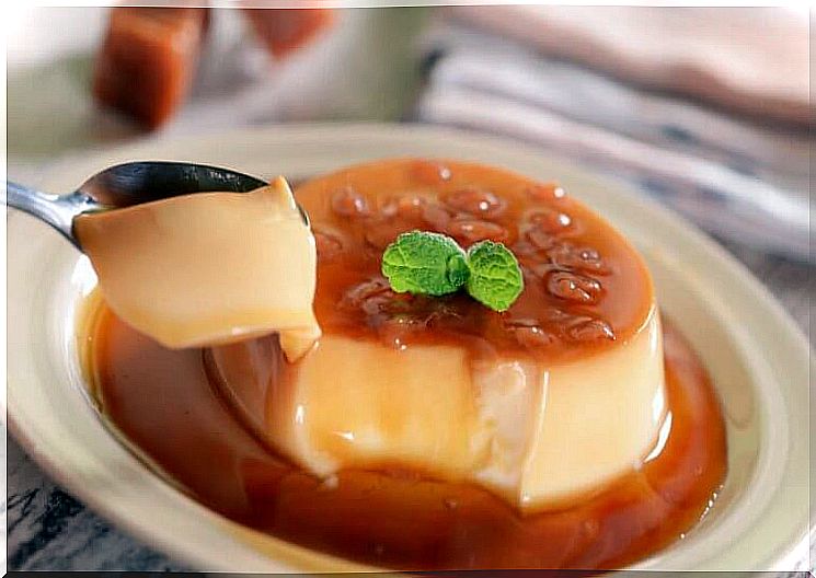 Traditional Neapolitan pudding