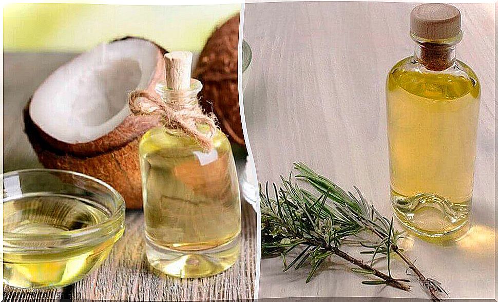 Slimming and nourishing oil lotion with coconut, grapefruit and rosemary oil