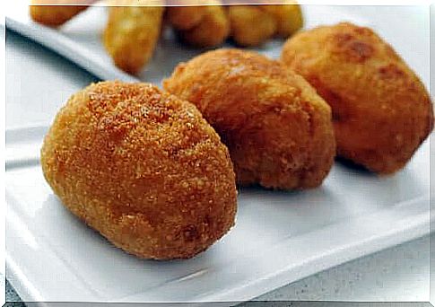 Cheese and ham croquettes