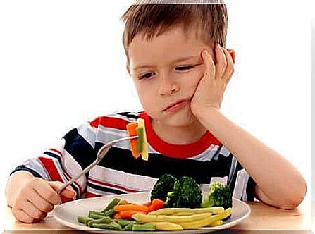 Children who refuse to eat vegetables