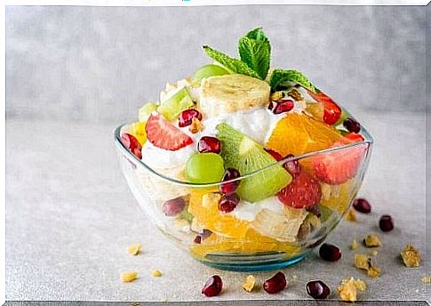 Fruit salad to accelerate metabolism